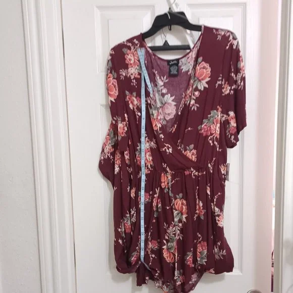 Justify Dresses Juniors Ladies Floral Maxi Romper Size Xlnew